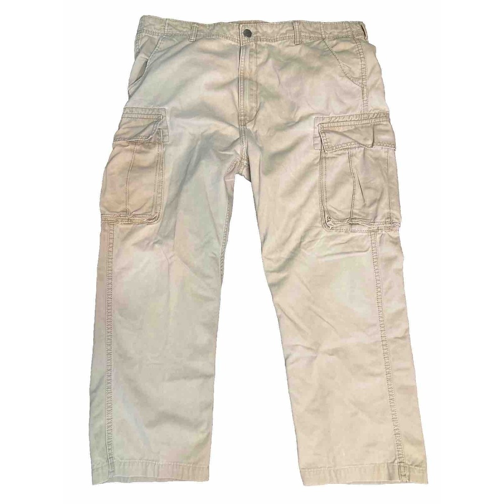 Levi's Pant Mens 40 X 27 Vintage Khaki Chino Baggy Skater Y2K Carpenter Wide Leg